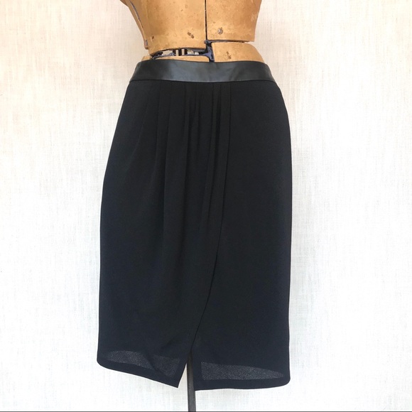 Zara Dresses & Skirts - Zara Woman Black Pleather Leather Skirt Large